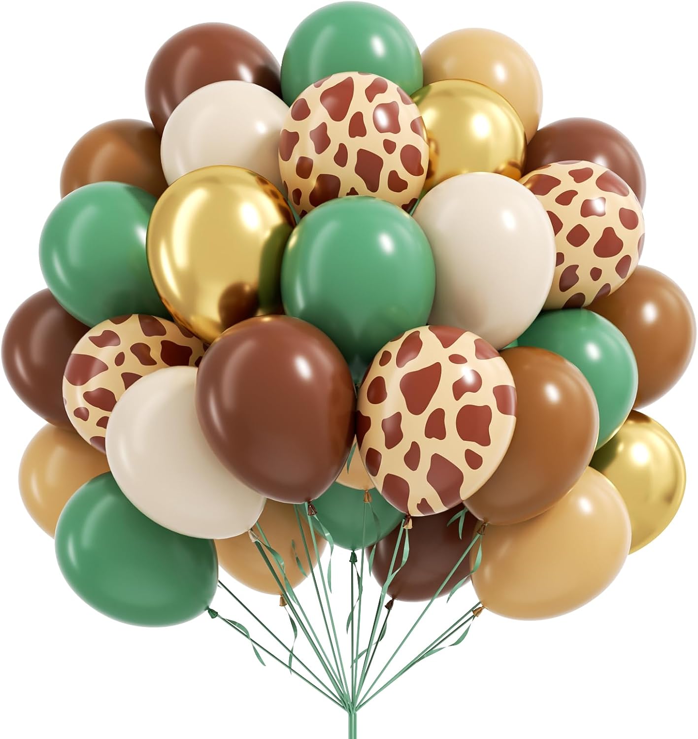 60pcs Safari Balloons with 12 color choices