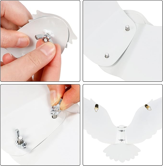 American Eagle Patriotic decorations, Independence Day 4th of July Decoration Metal Wall Art, American Flag Bald Eagle Hanging Sculpture, Large Handmade Centerpiece for Indoor Bedroom Office Outdoor 23.6" x 14"