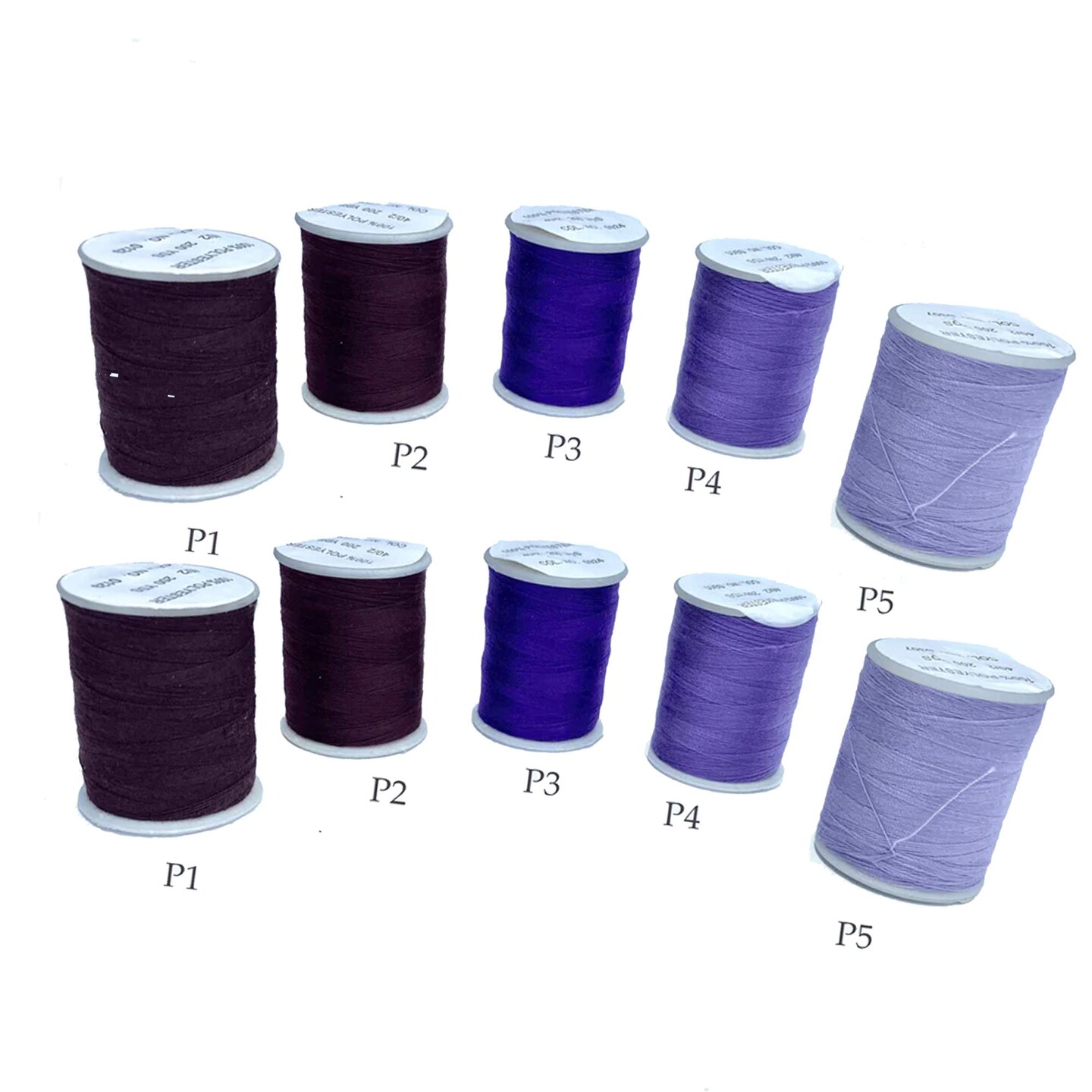 200 Yards Purple Thread Polyester Small Spool Ideal for Stitching and Repairs