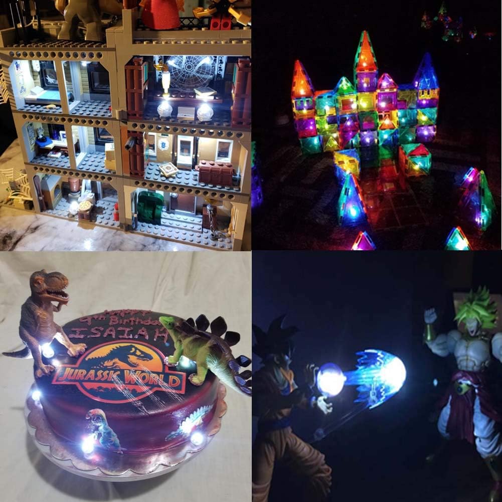 100pcs LED Balloon Light Mini Round Balls Lights, Waterproof Tiny Led Lights for Paper Lantern Easter Eggs Birthday Party Wedding Halloween Christmas Decoration