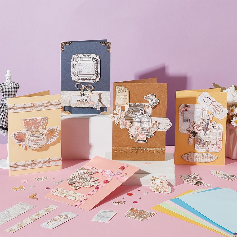 Card Making Kits, Handmade Greeting Card Sets Make Your Own Card Crafts for Thanksgiving Birthday Present Classroom Exchange