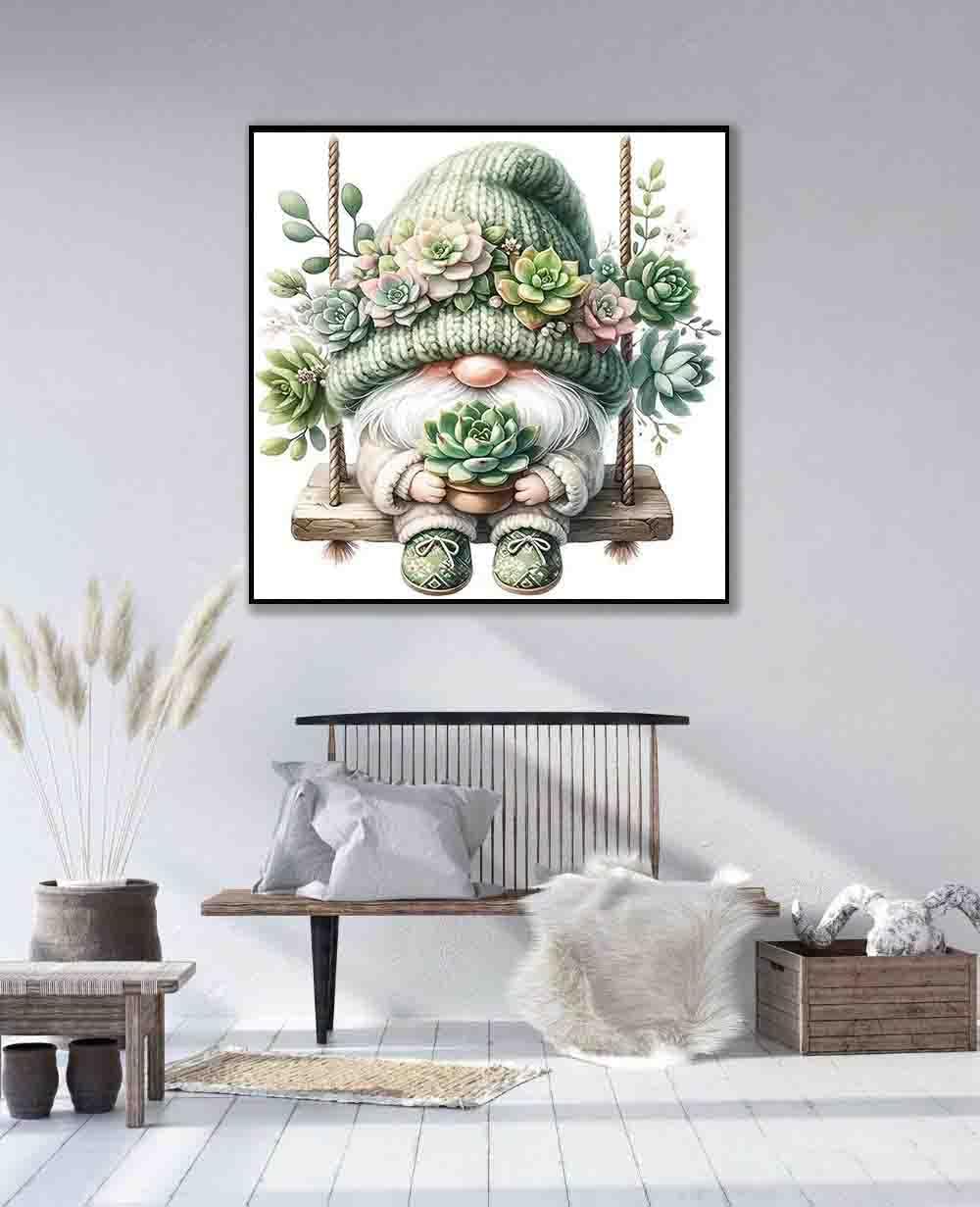Stamped Cross Stitch Kits for Adults Beginner,Succulents Counted Cross Stitch Kits