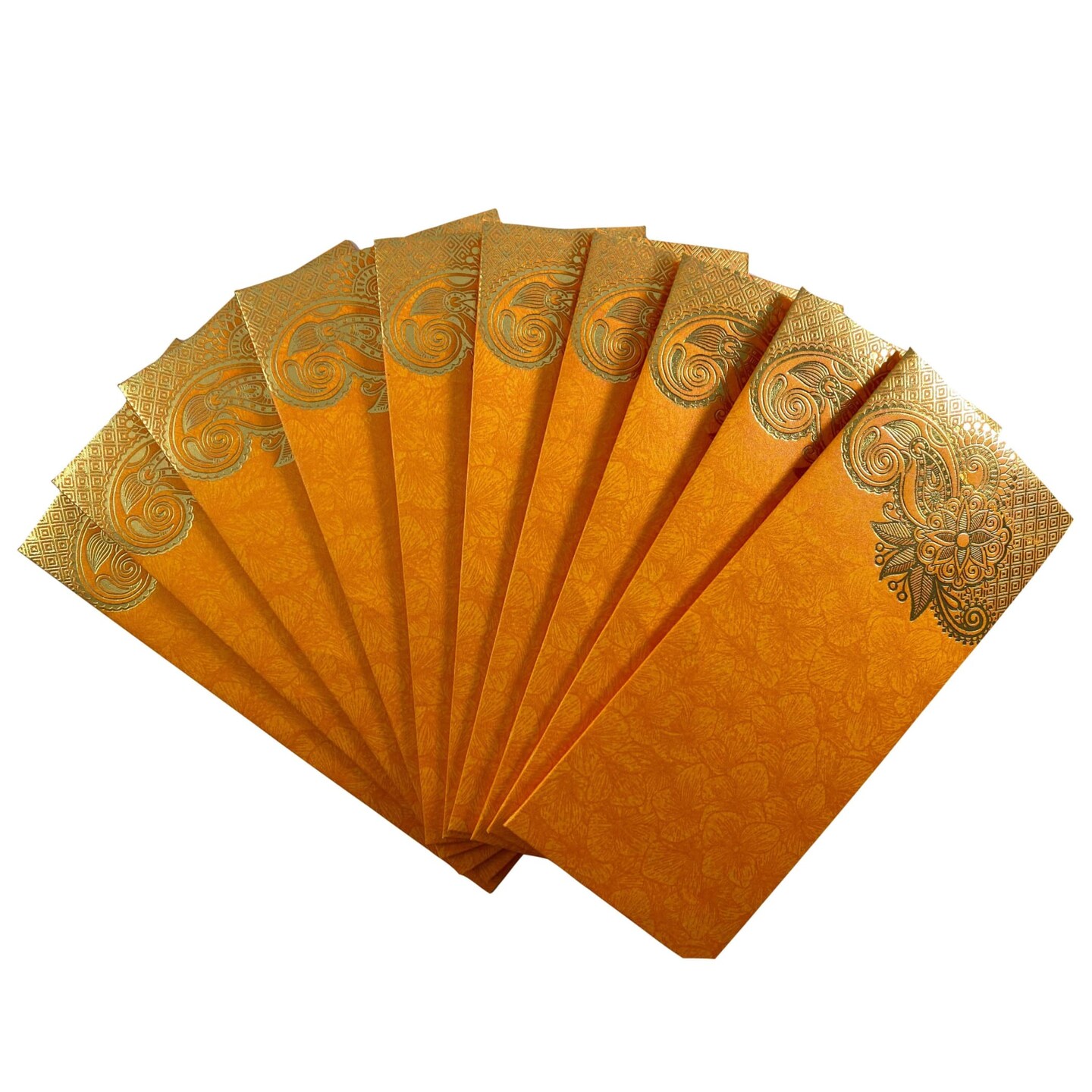 Pack of 10 Money Envelopes for Cash Assorted Color Decorative Money Holder Card Paisley Paper Shagun Lifafa Gift Cards Lucky Cash Currency Holder Tip Envelopes Wedding Diwali Gift