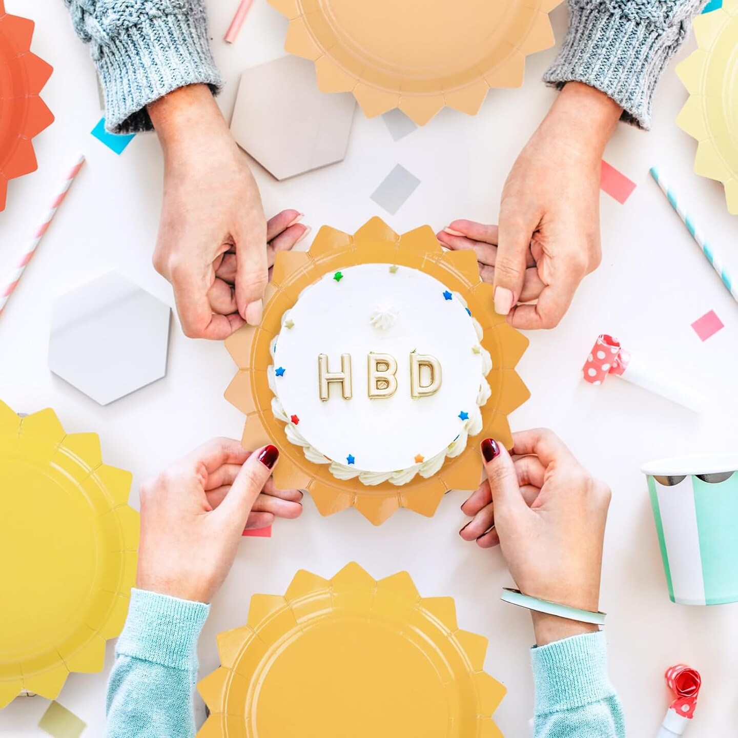 90Pcs Boho Sun Paper Plates First Trip Around The Sun Disposable Plates Sunshine Party Tableware