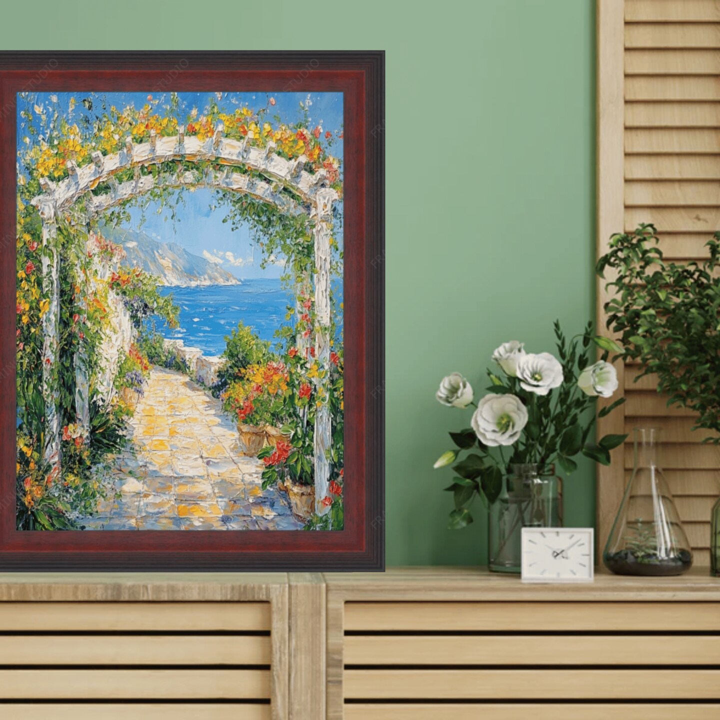 Certificate Glossy Cherry Wood Picture Frame 20x28 frame