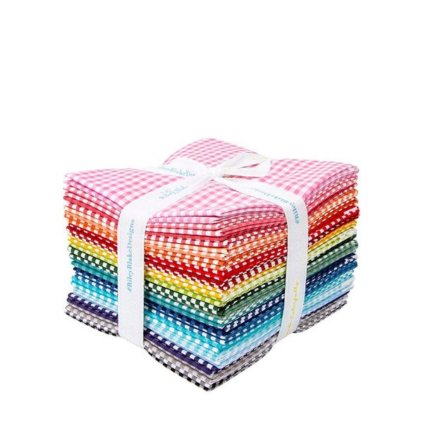 1/8&#x22; Gingham Fat Quarter Bundle by Riley Blake Designs for Riley Blake (FQ-440-20)