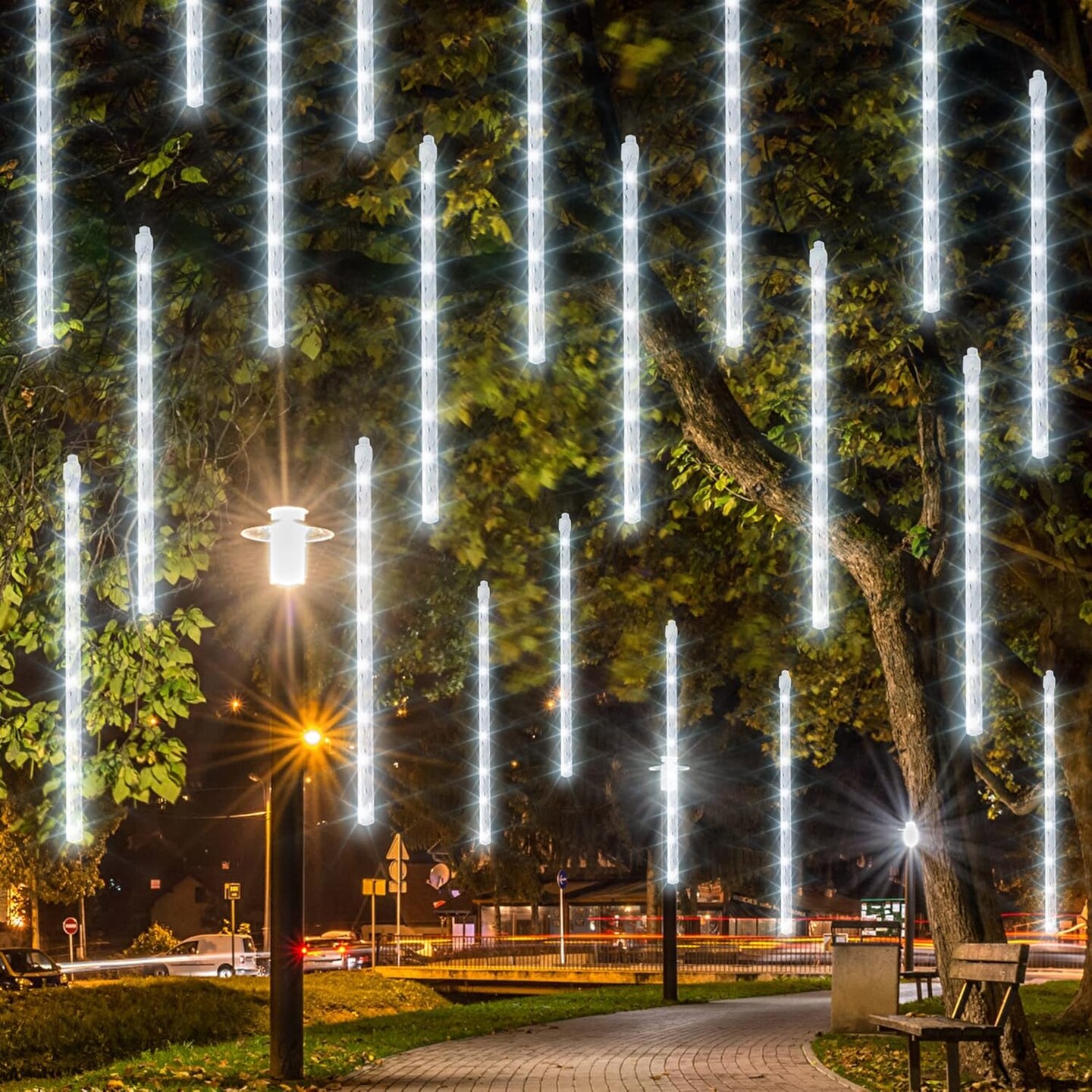 Dazzle Bright Meteor Shower Rain Lights