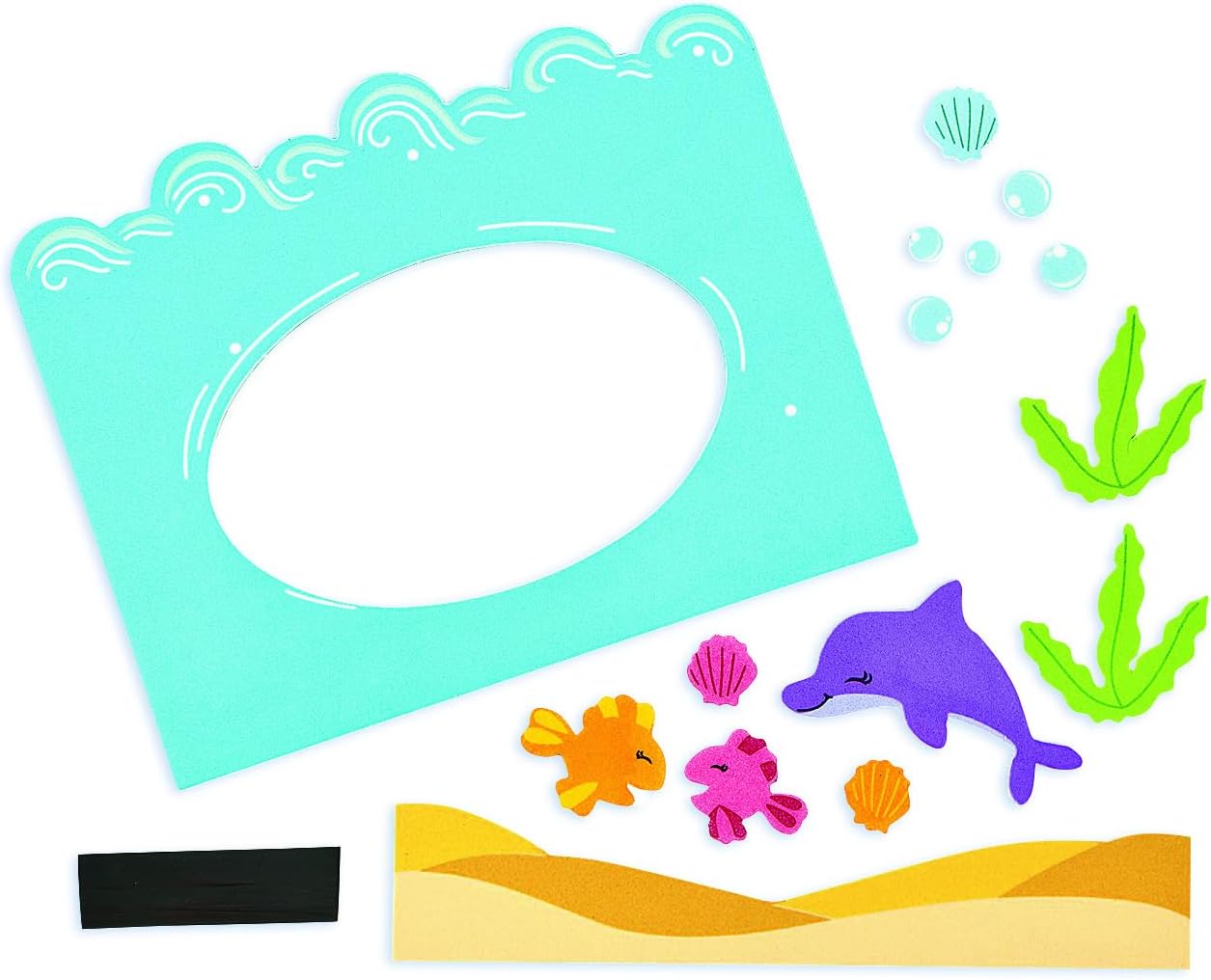 Under The Sea Picture Frame Craft Kits - Makes 12 - Crafts for Kids and Fun Home Activities - VBS Vacation Bible School Supplies/Decor