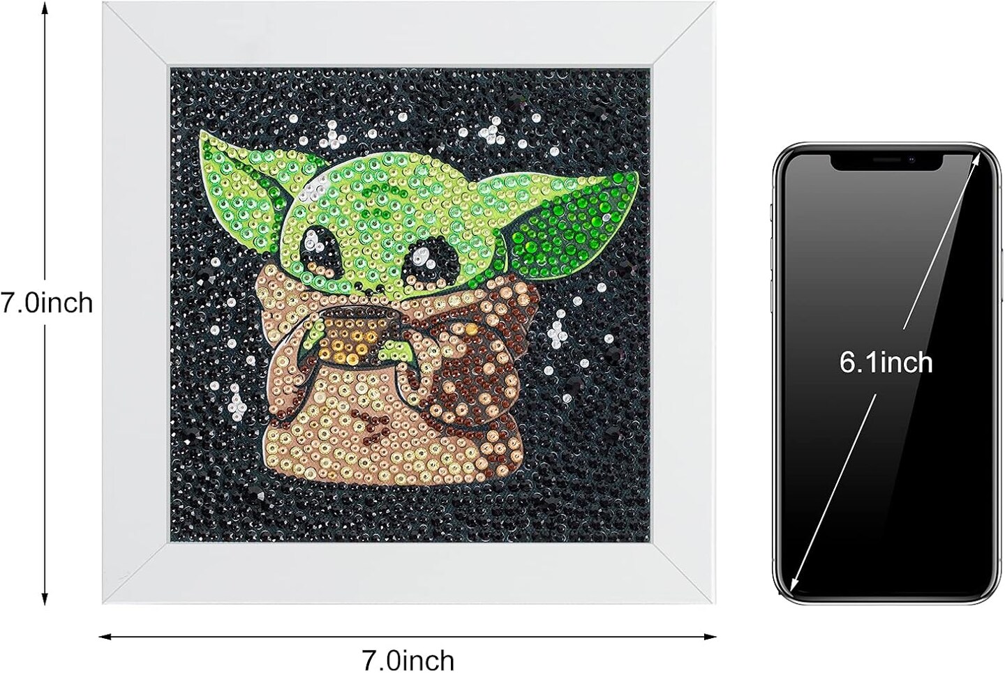 Diamond Painting Enfant Robot, 5D Diy Anime Broderie Diamant Kit Complet Avec Cadre, Cartoon
