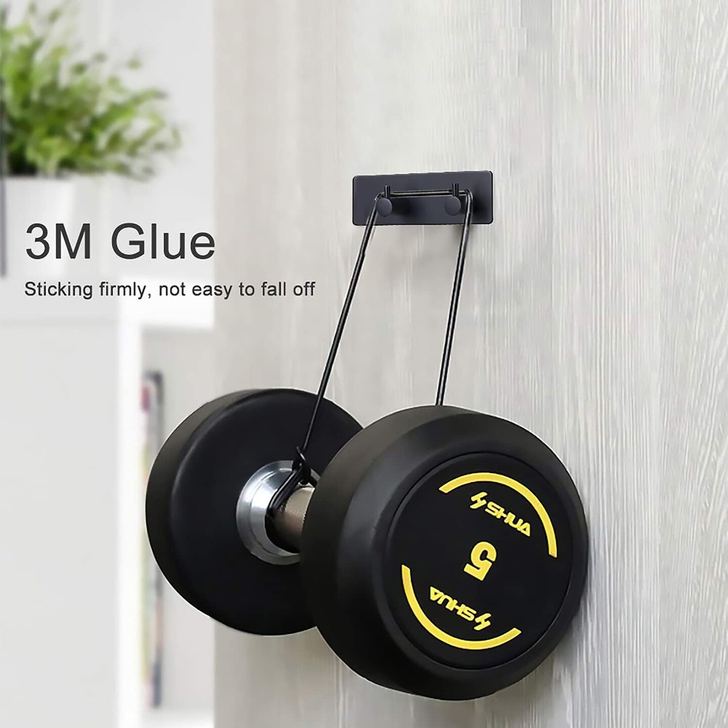 Wall Mounted Key Holder,2 Key Hooks for Wall Decorative,Adhesive Key Organizer Key Hanger for Entryway, Kitchen, Bedroom,Bathroom - 2 Pack,Black