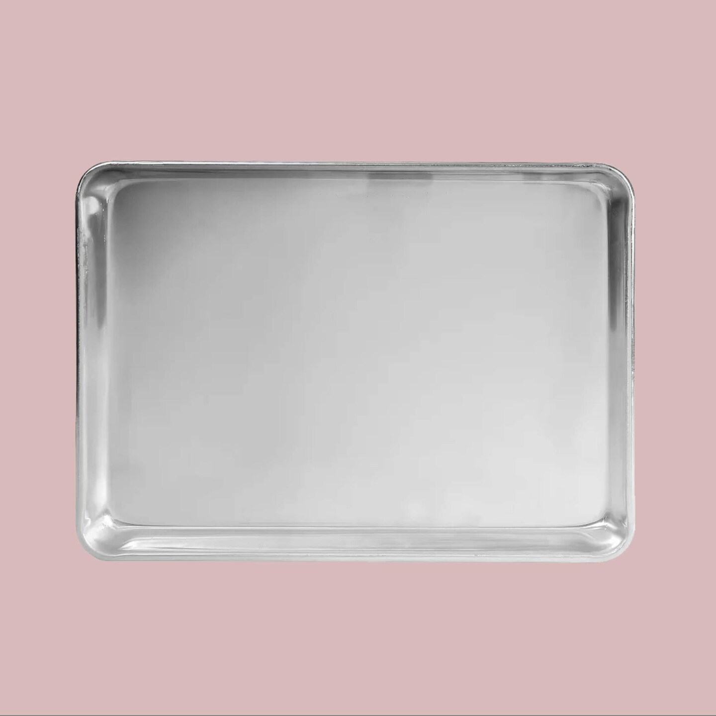 18&#x22; x 13&#x22; Half Size Sheet Pan 18 Gauge Aluminum Closed Bead Rim