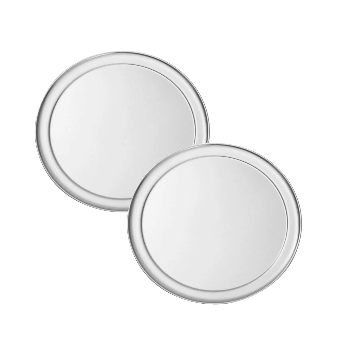 Wide Rim Aluminum Pizza Pan Round Solid 18 Inch
