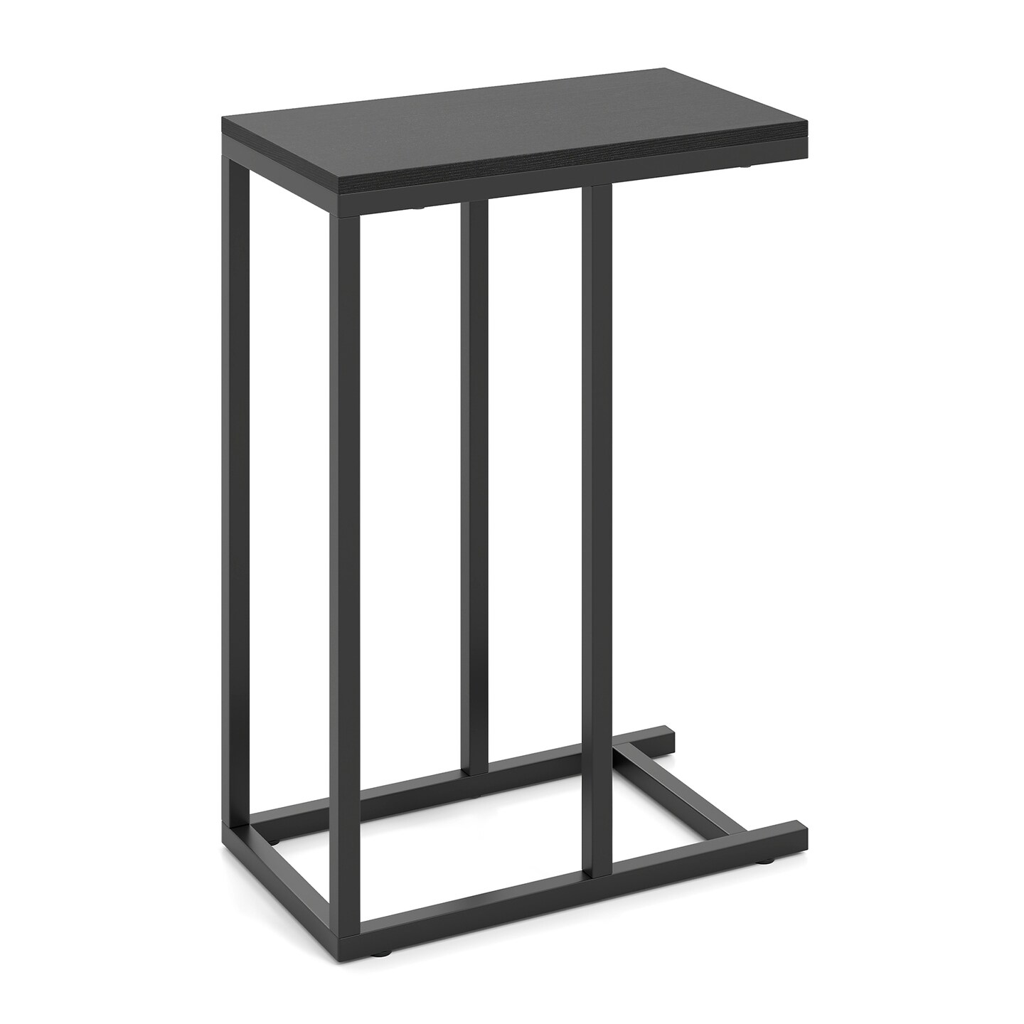 Metal Frame C Shape End Table for Couch Living Room or Bedroom