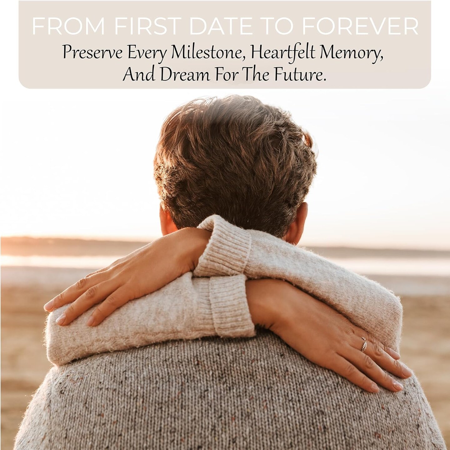 A Wedding Anniversary Journal for Couples – Keepsake Memory Album, Relationship Milestones & Love Story Diary - Unique Wedding Gifts (184 Pages, Ivory)