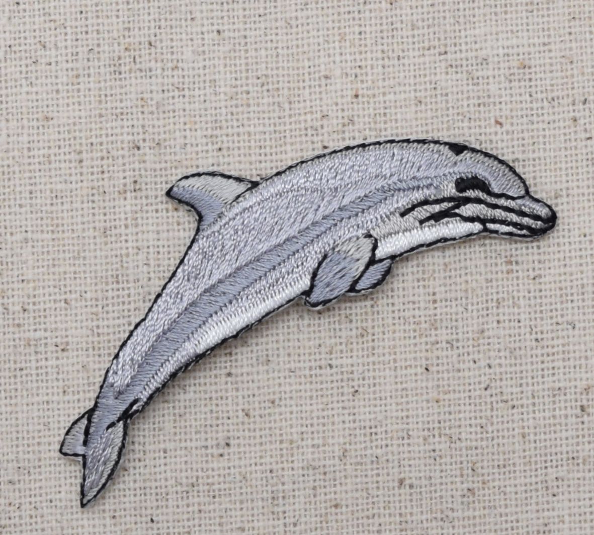 Dolphin, Marine Animals, Embroidered, Iron on Patch
