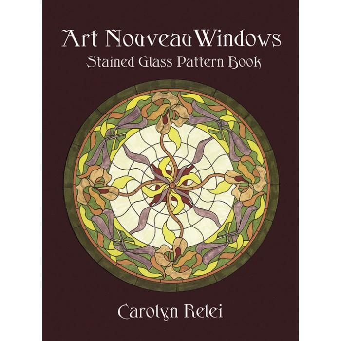 Art Nouveau Windows Stained Glass Pattern Book (Dover Crafts: Stained Glass) [paperback] Relei, Carolyn [Apr 19, 2000]