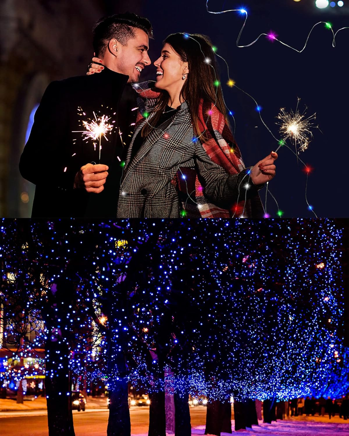 50 Pieces 10ft 30 LEDs Fairy Lights Battery Operated, Wedding Waterproof Tiny Small Twinkle String Lights for Jars Starry for DIY Party Favors for Birthday Vases Centerpieces(Mixed Color)