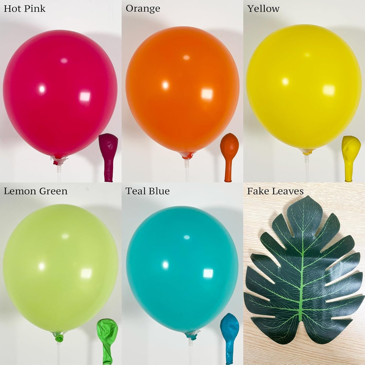 146Pcs Tropical Aloha Balloon Arch Garland Kit with Flamingo Palm Tree Bright Color Balloons for Hawaiian Luau Summer Party Baby Shower Birthday Decorations