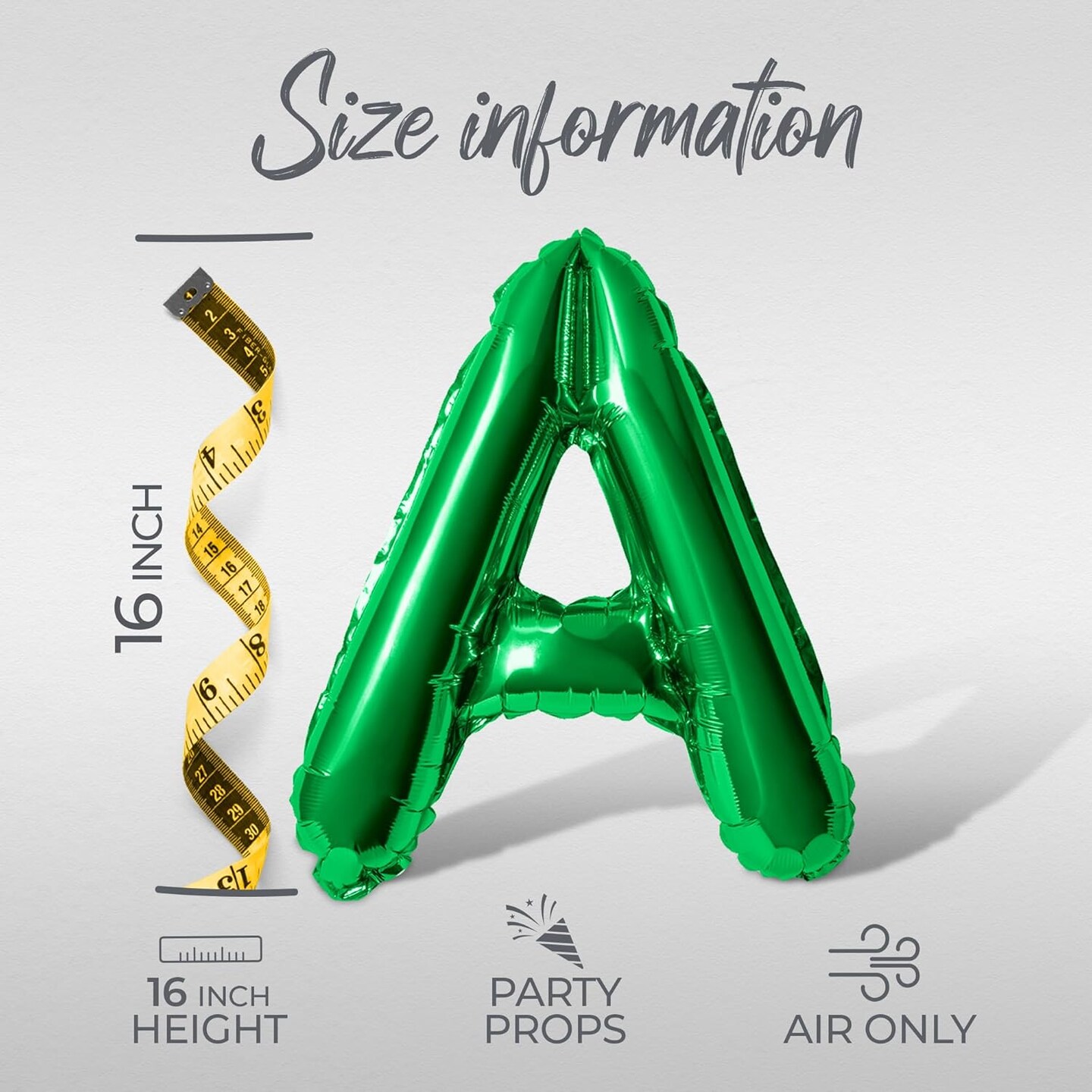 World&#x2019;s Greatest Dad 16&#x22; Green Foil Letter Balloons &#x2013; Father&#x2019;s Day Banner
