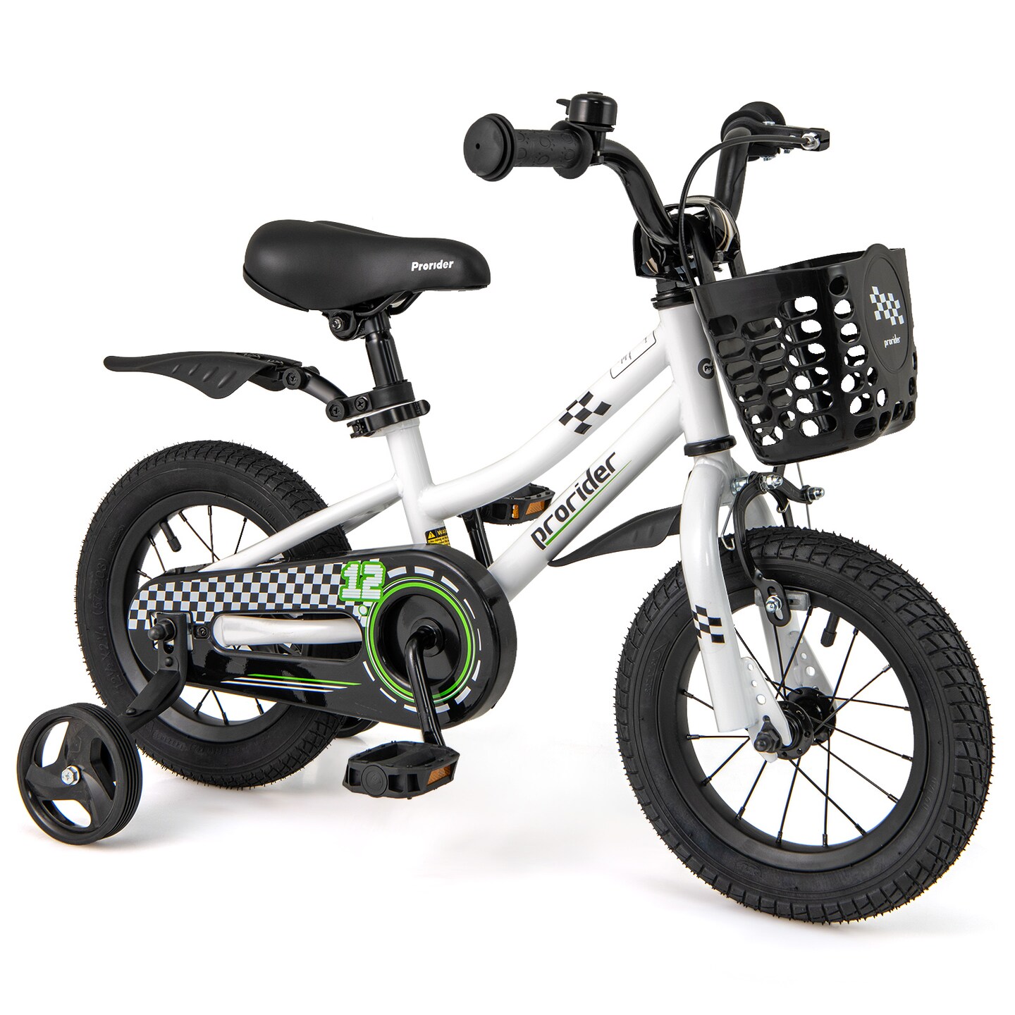 12 Inch Kids Bike for Ages 3-4 with Adjustable Seat and Training Wheels