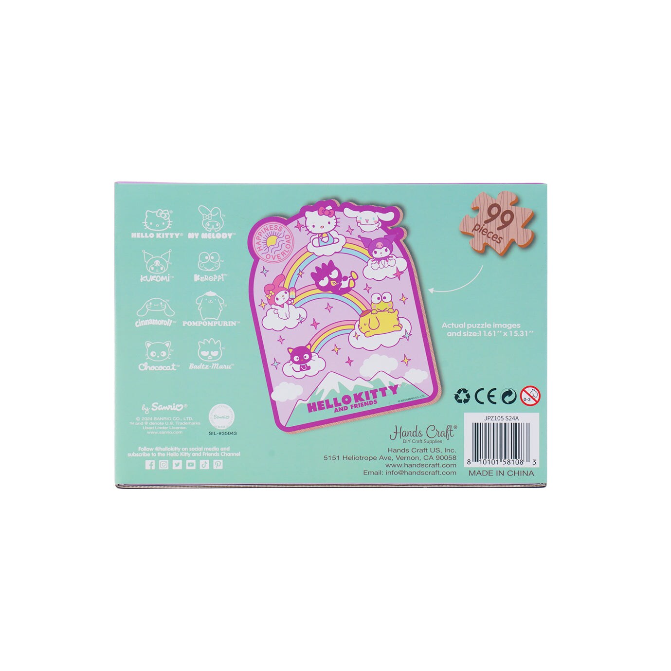 Hello Kitty® and Friends Seize the Moment | Wooden Jigsaw Puzzle