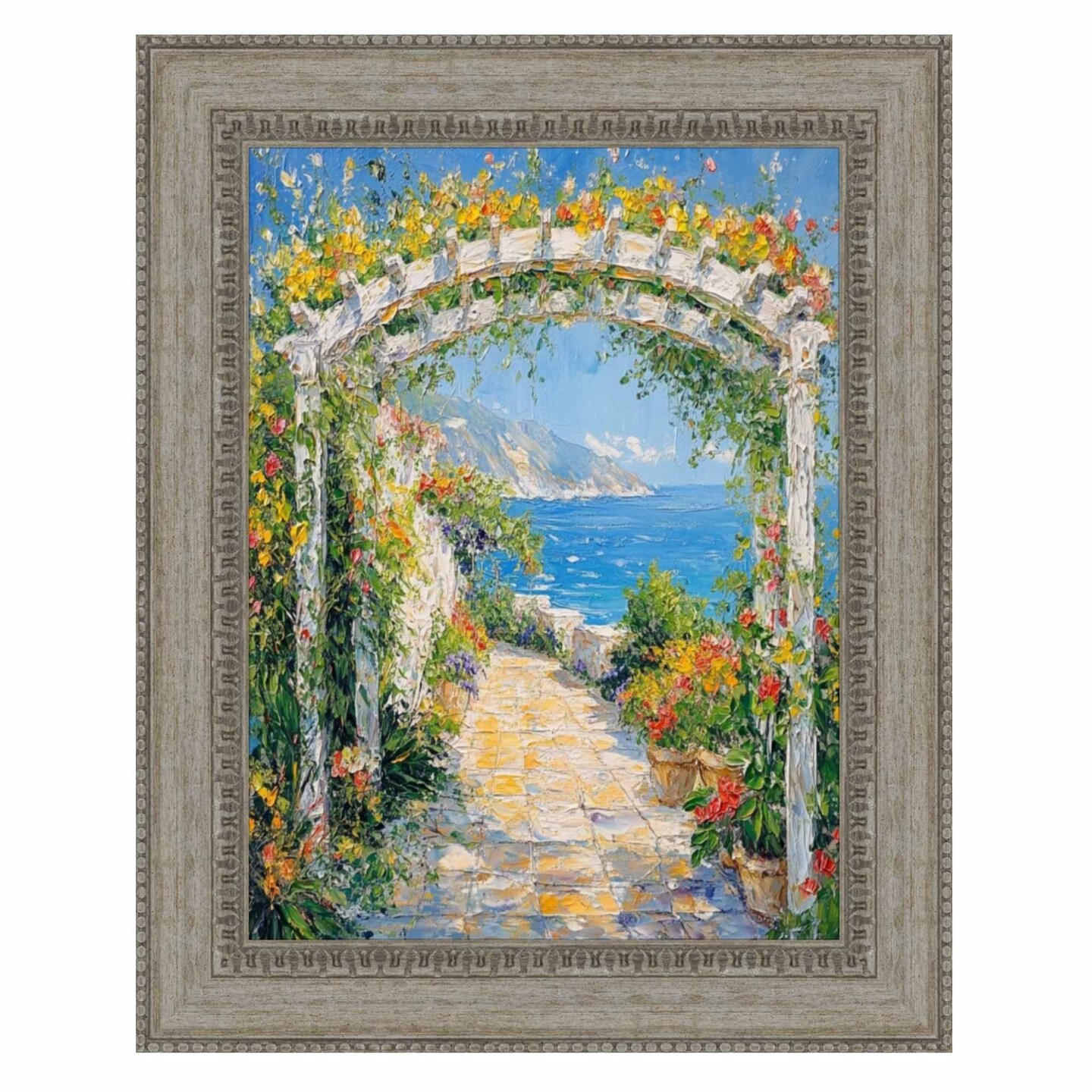 Wide Vintage Silver Traditional Picture Frame 20x24 frame