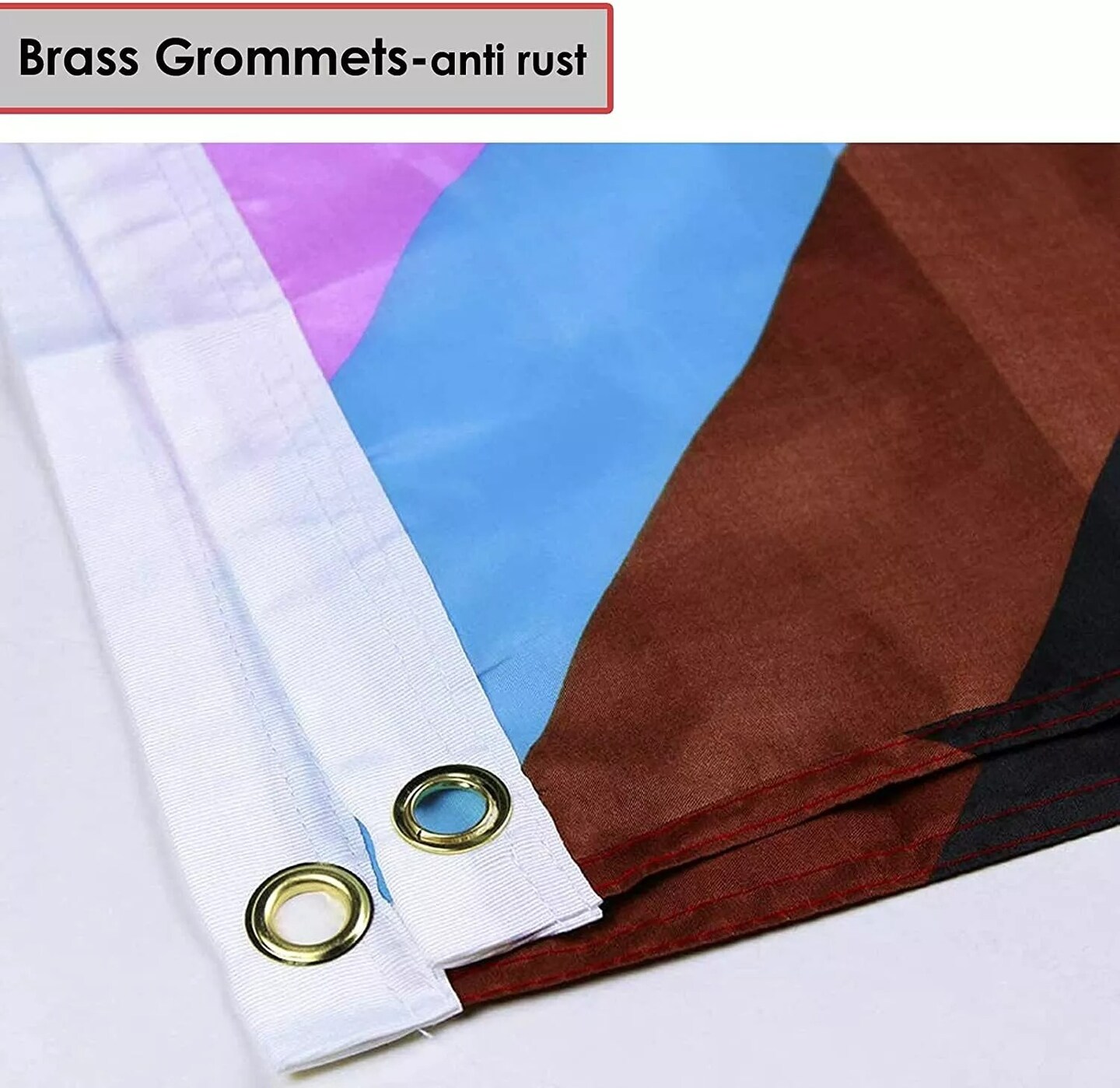 Progress Pride Rainbow Flag 3x5FT LGBTQ Trans People of Color