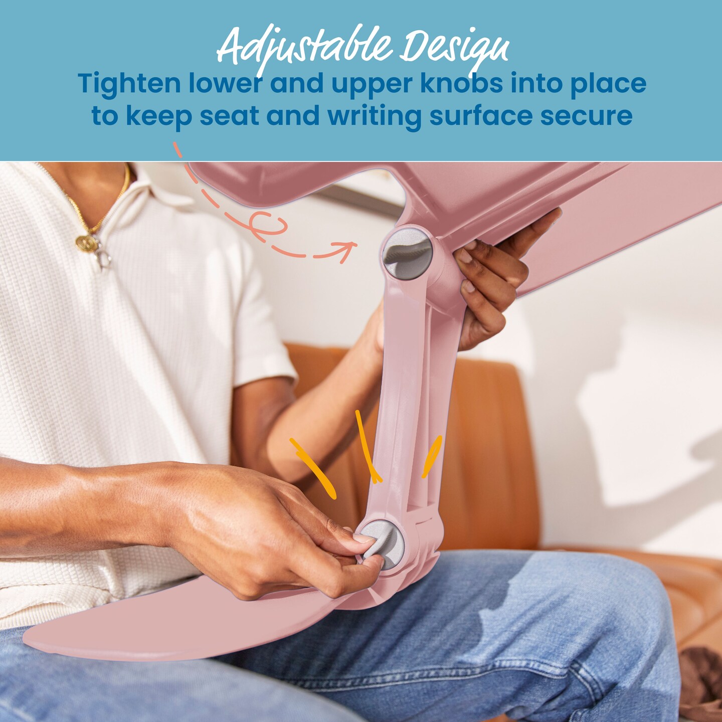 The Surf Folding Portable Lap Desk, Large, Flexible Seating