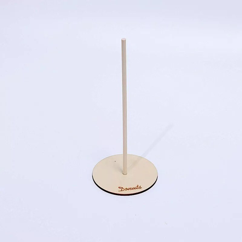 2 Natural Wood Donut Holders Dessert DISPLAY STANDS Party Events Decorations
