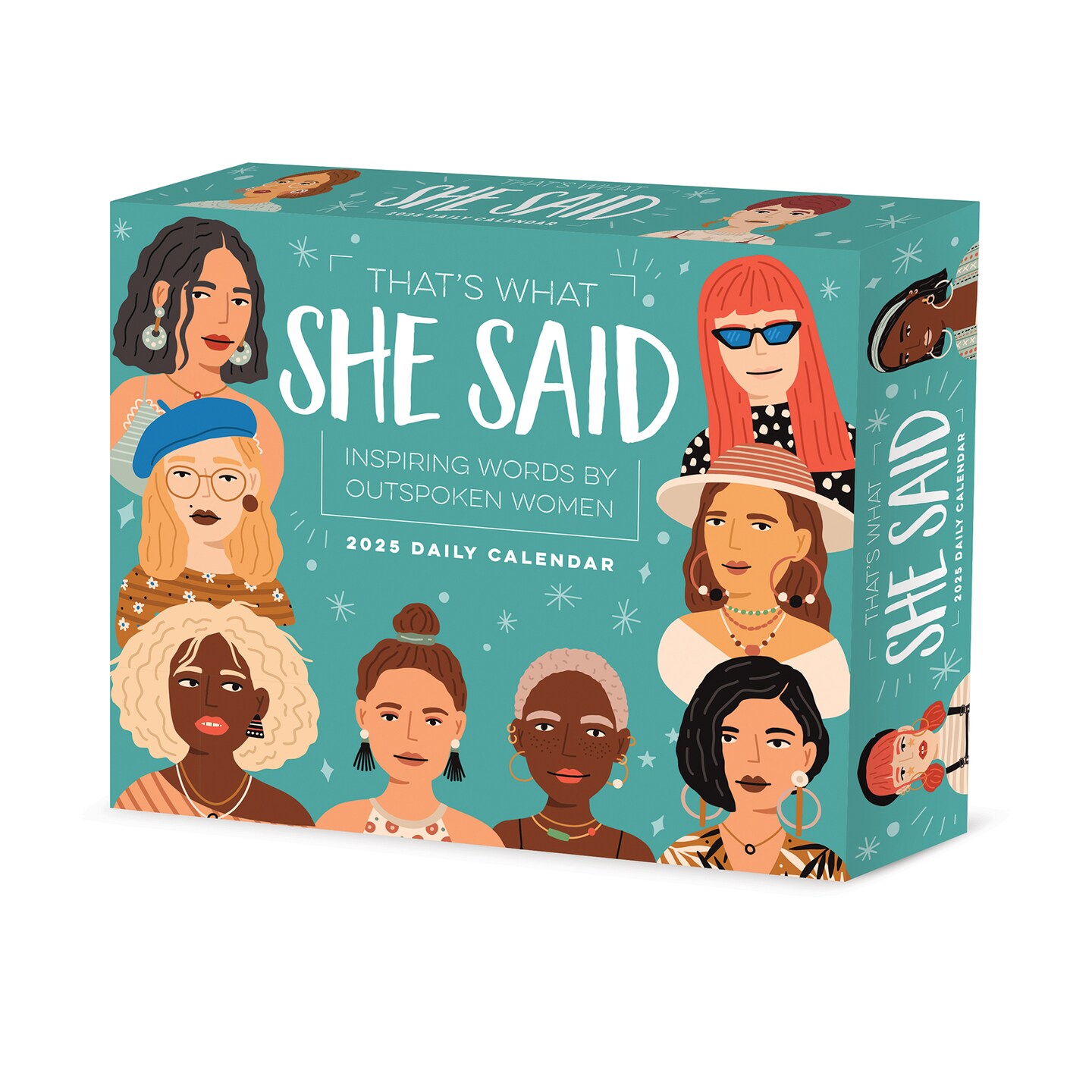 That&#x27;s What She Said 2025 Box Calendar, Daily Inspiring Words from Women Desktop