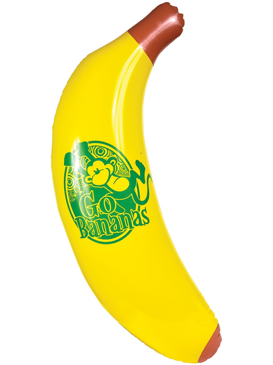 48&#x22; Giant Inflatable Tropical Banana Hawaiian Luau Party Decoration