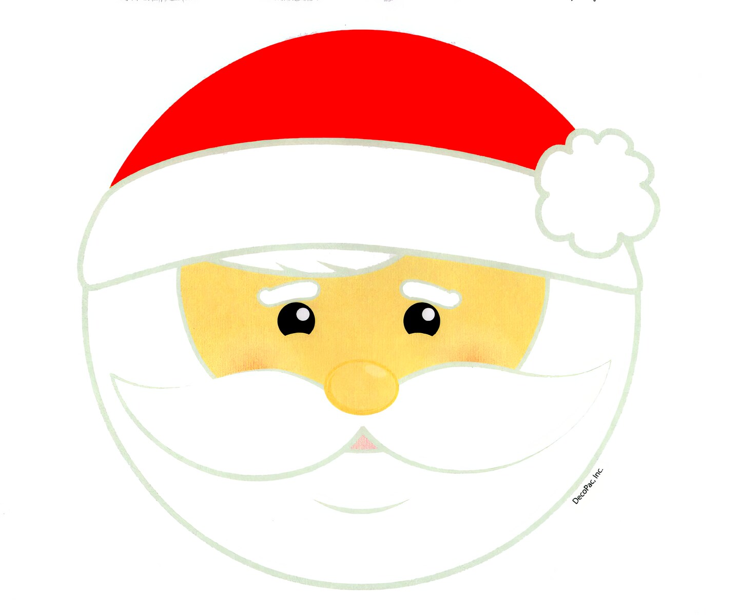 Santa Claus Christmas Edible Cake Topper - Personalized Fondant Decor ...
