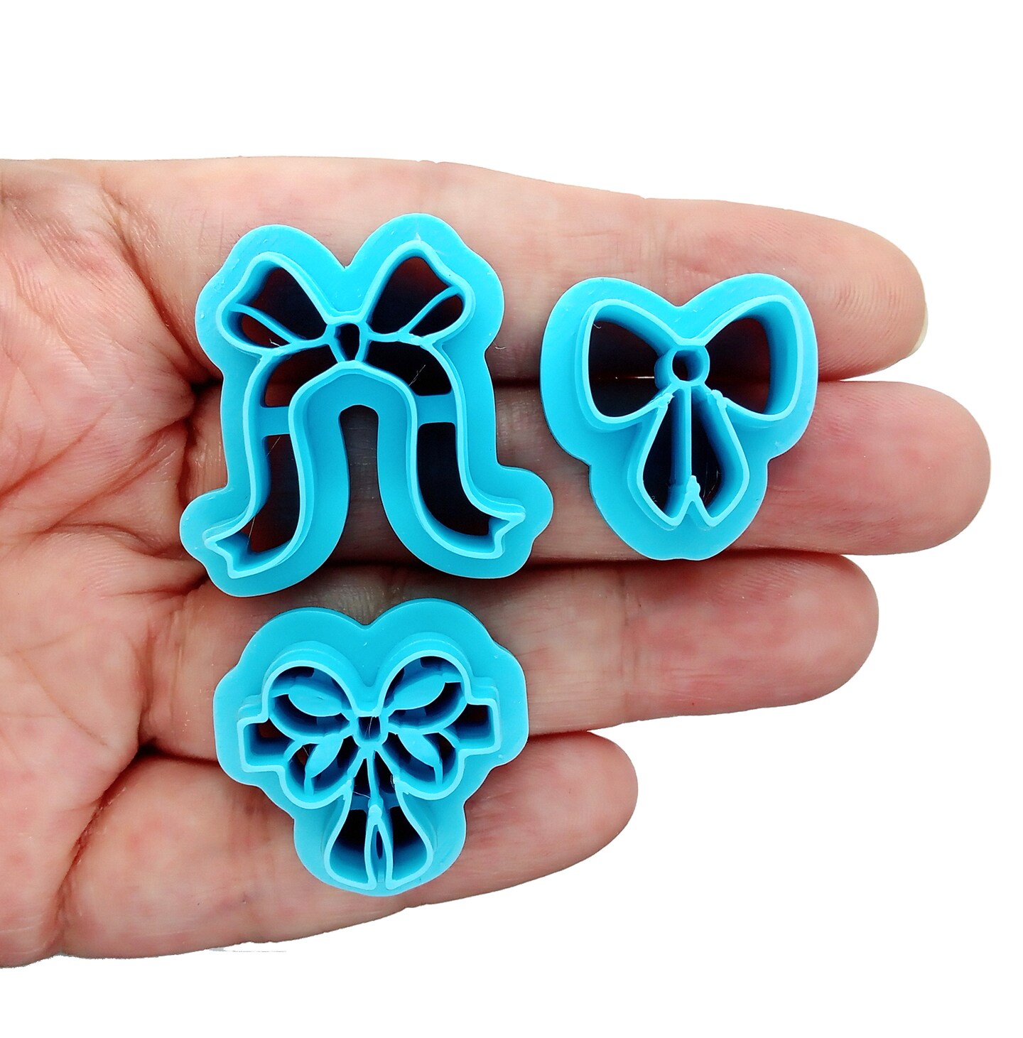 Ribbon Bow Clay Cutter Set, 3 pcs, Adorabilities