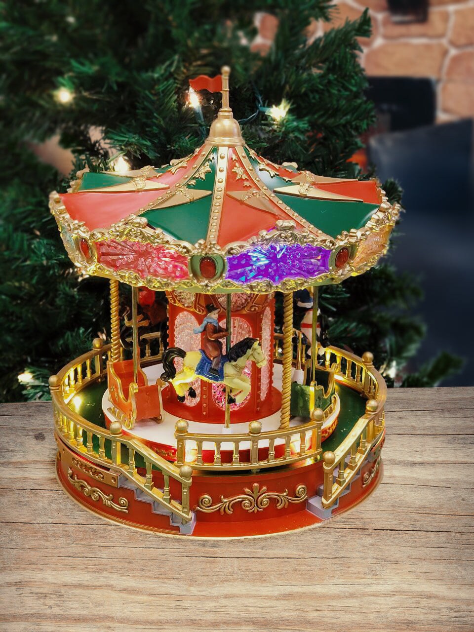 レトロ な クリスマス　飾り holiday carousel レトロ な クリスマス 飾り holiday carousel レトロ な クリスマス