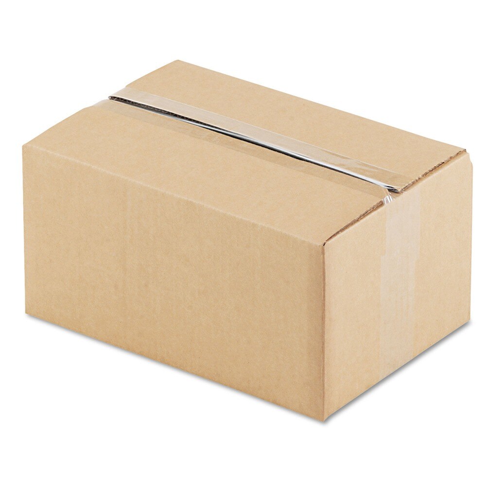 Universal 8 in. x 12 in. x 6 in. Fixed-Depth Corrugated RSC Shipping Boxes - Brown Kraft (25/Bundle)