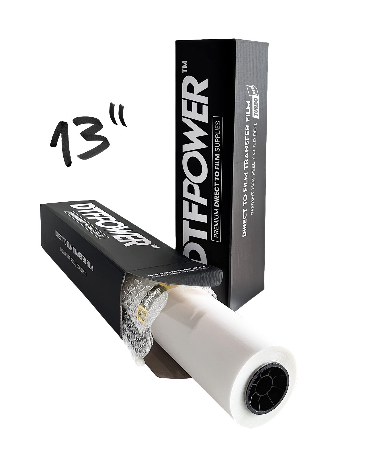 13&#x22; x 328&#x27; Turbo Peel DTF Film - Instant Peel