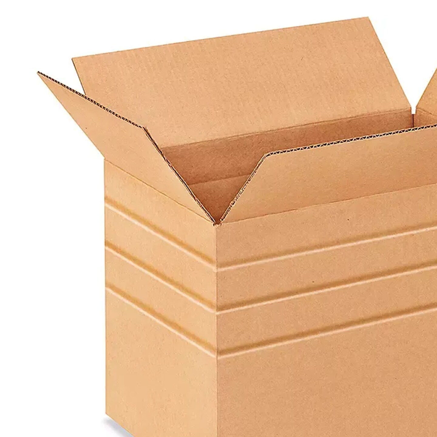 25 Pack Multi Depth Corrugated Packing Boxes for Shipping Mailing and Storage 17 1⁄4 x 11 1⁄2 x 12 inch