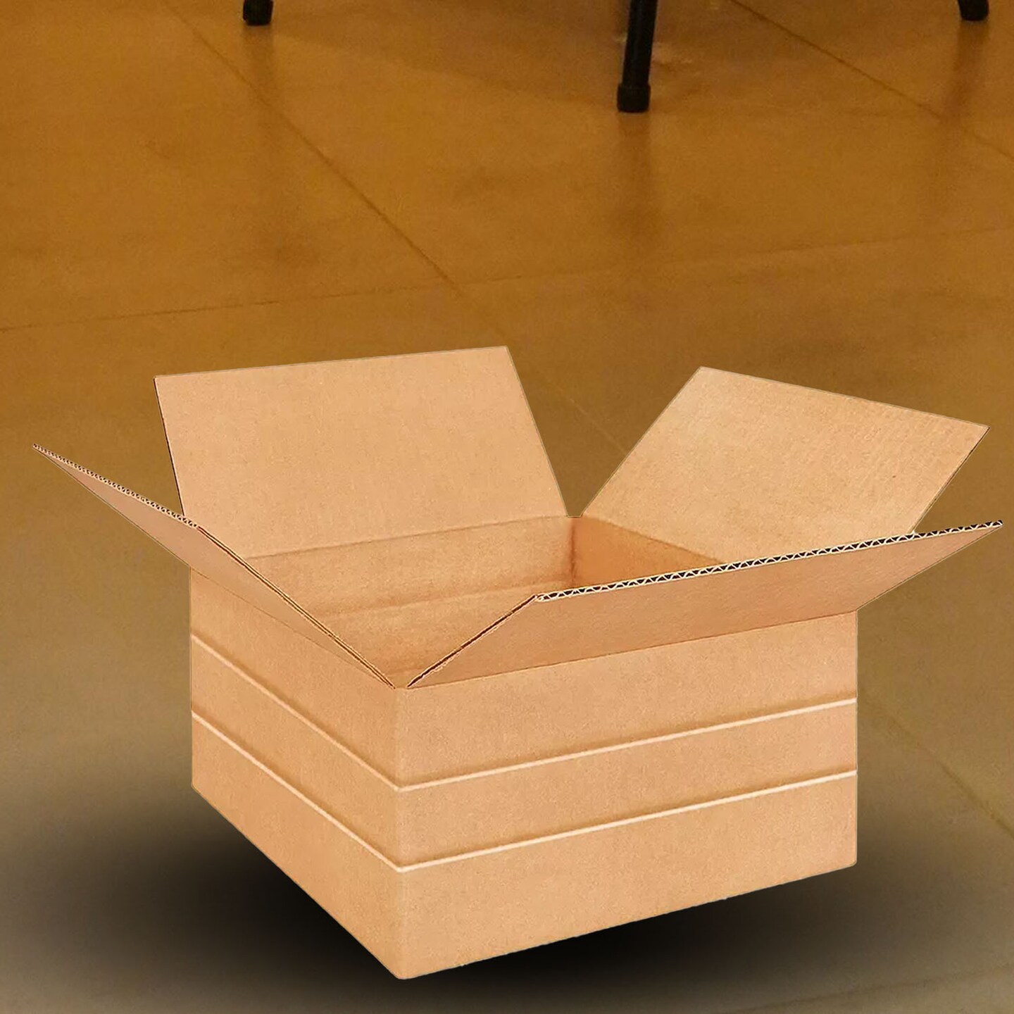 250 Pack Strong Multi Depth Corrugated Shipping Cartons for Storage and Transport 12 x 12 x 6