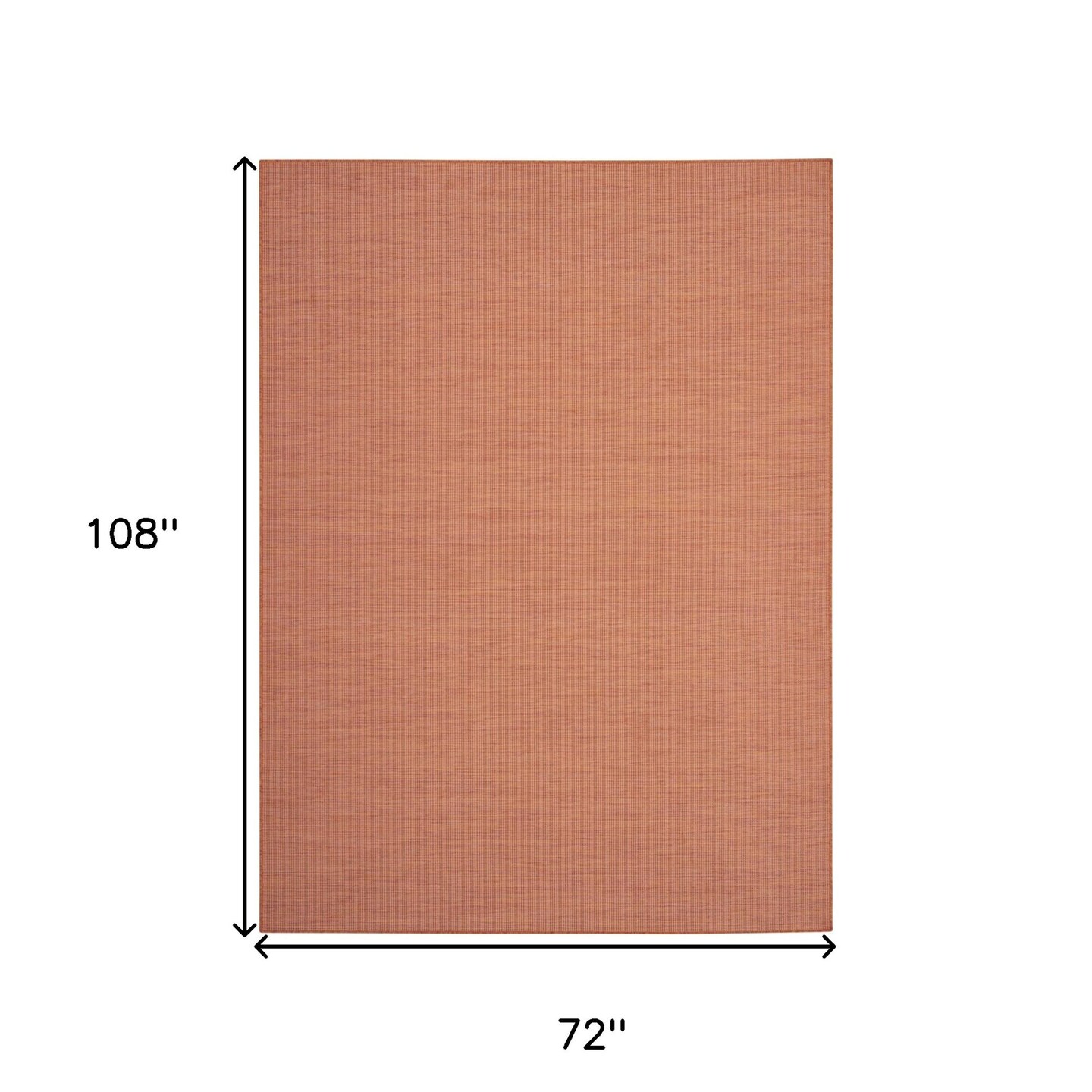 Edge Collections - 6' x 9' - Brown - Versatile Power Loom Area Rug - 1 Piece