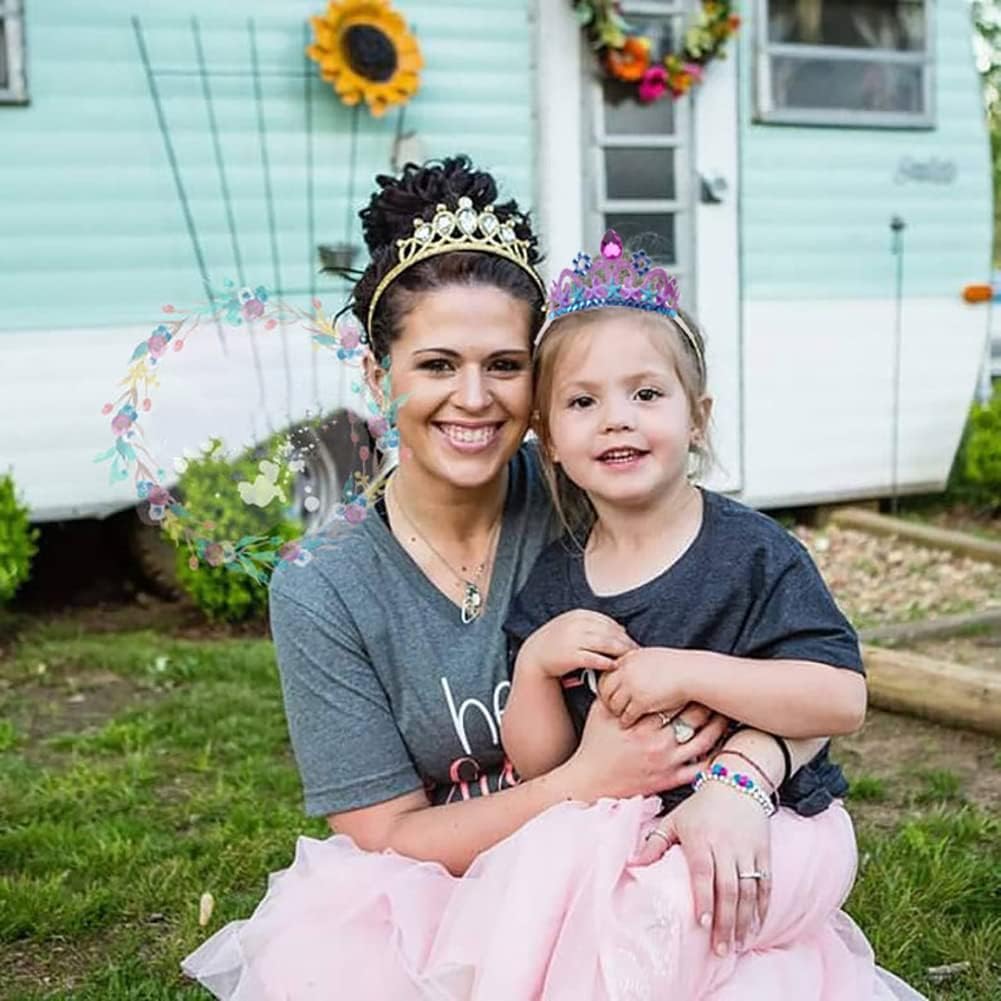 Princess Mermaid Costume Dress up Accessories for Girls Mermaid Gloves Tiara Crown Necklace Wand Earrings Bracelet Ring Princess Halloween Cosplay Accessories Christmas Gifts Set