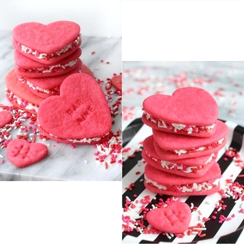 6PCS Heart Shaped Cookie Cutters*