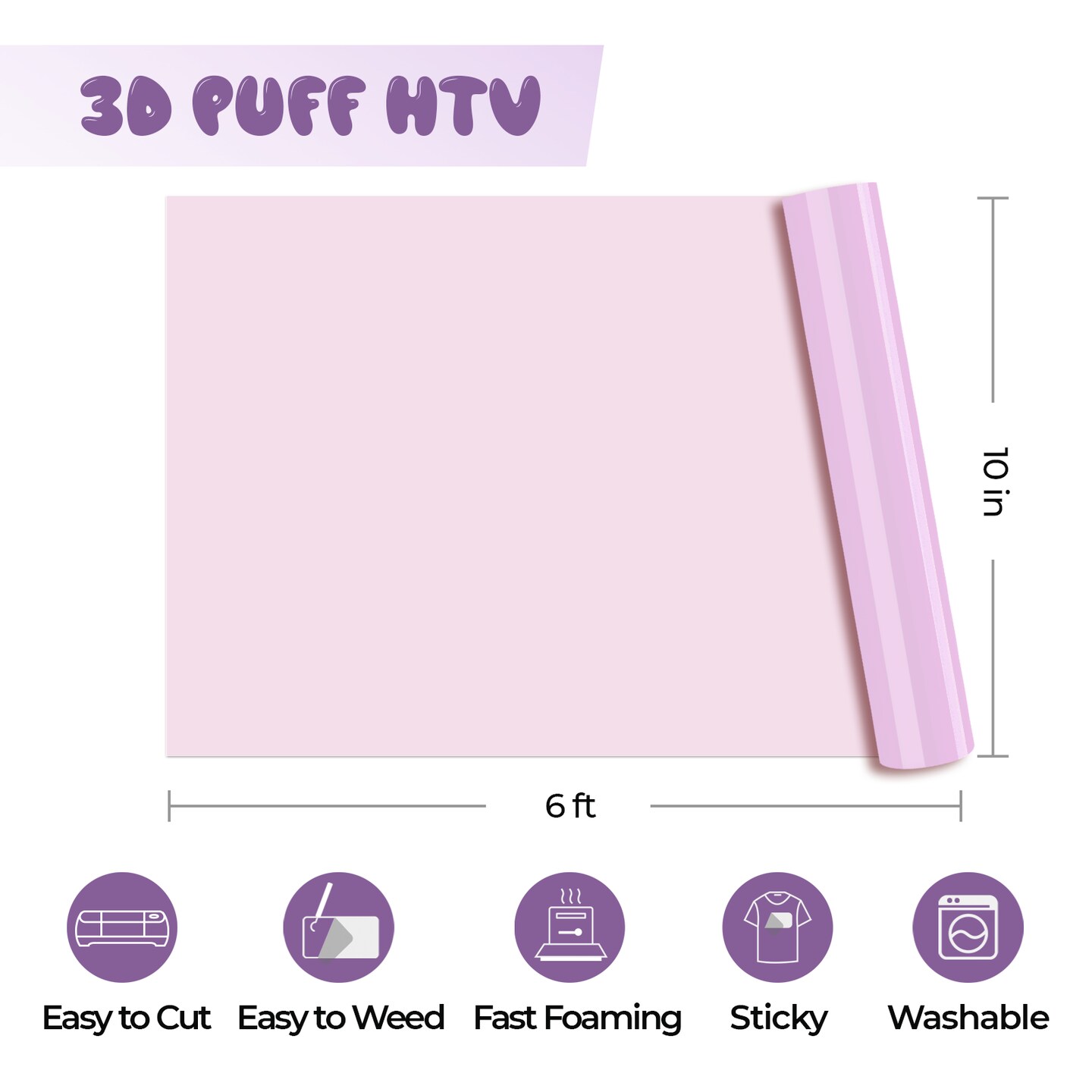 Puff Heat Transfer Vinyl