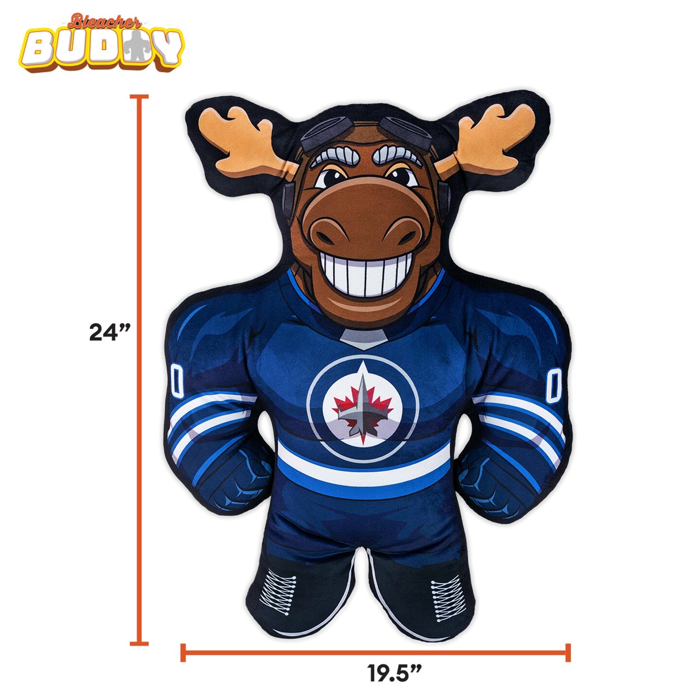 Bleacher Creatures Winnipeg Jets Mick E. Moose 24" Mascot Bleacher Buddy