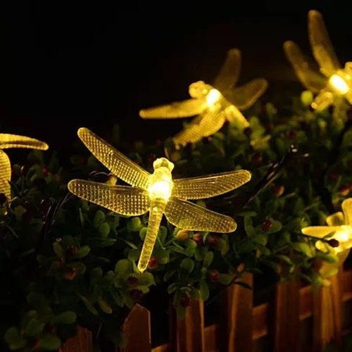 Edge Collections – Solar Powered Dragonfly LED Light String – 1 Piece