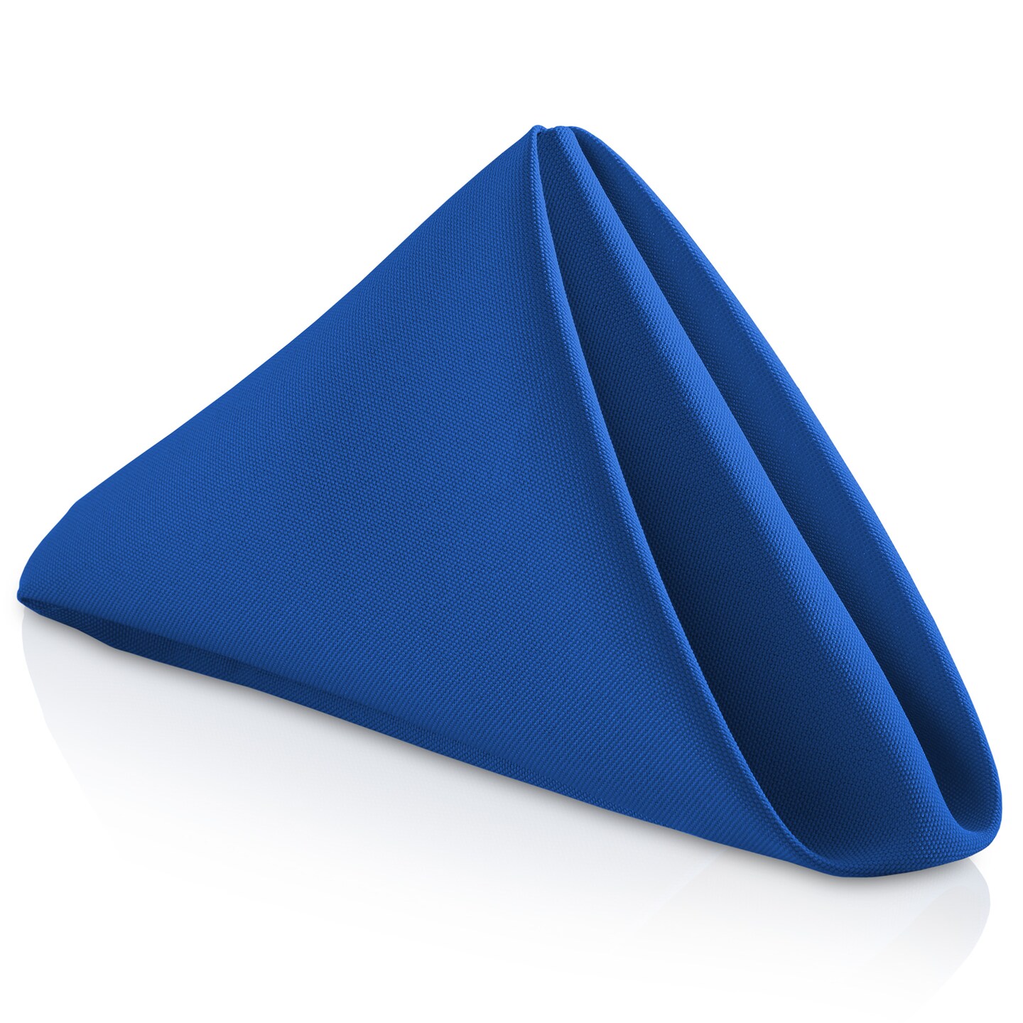 Lann's Linens Set of 12 Cloth Dinner Napkins, 17-inch Polyester Napkins, Washable and Reusable Fabric for Weddings, Hotels, Restaurants