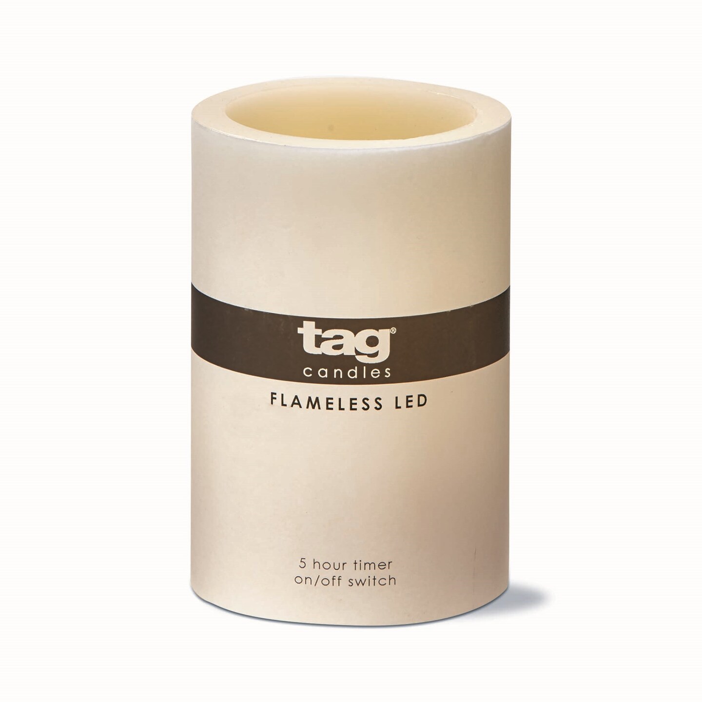 4X6 Light-Up Led Pillar Candle With 5 Hour Timer Flameless Dripless Reusable For Home Decor Wedding Parties