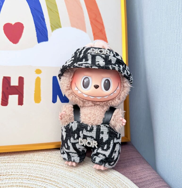 NO DOLL-Mini Clothes for Labubu – Handmade Luxury Clothes High