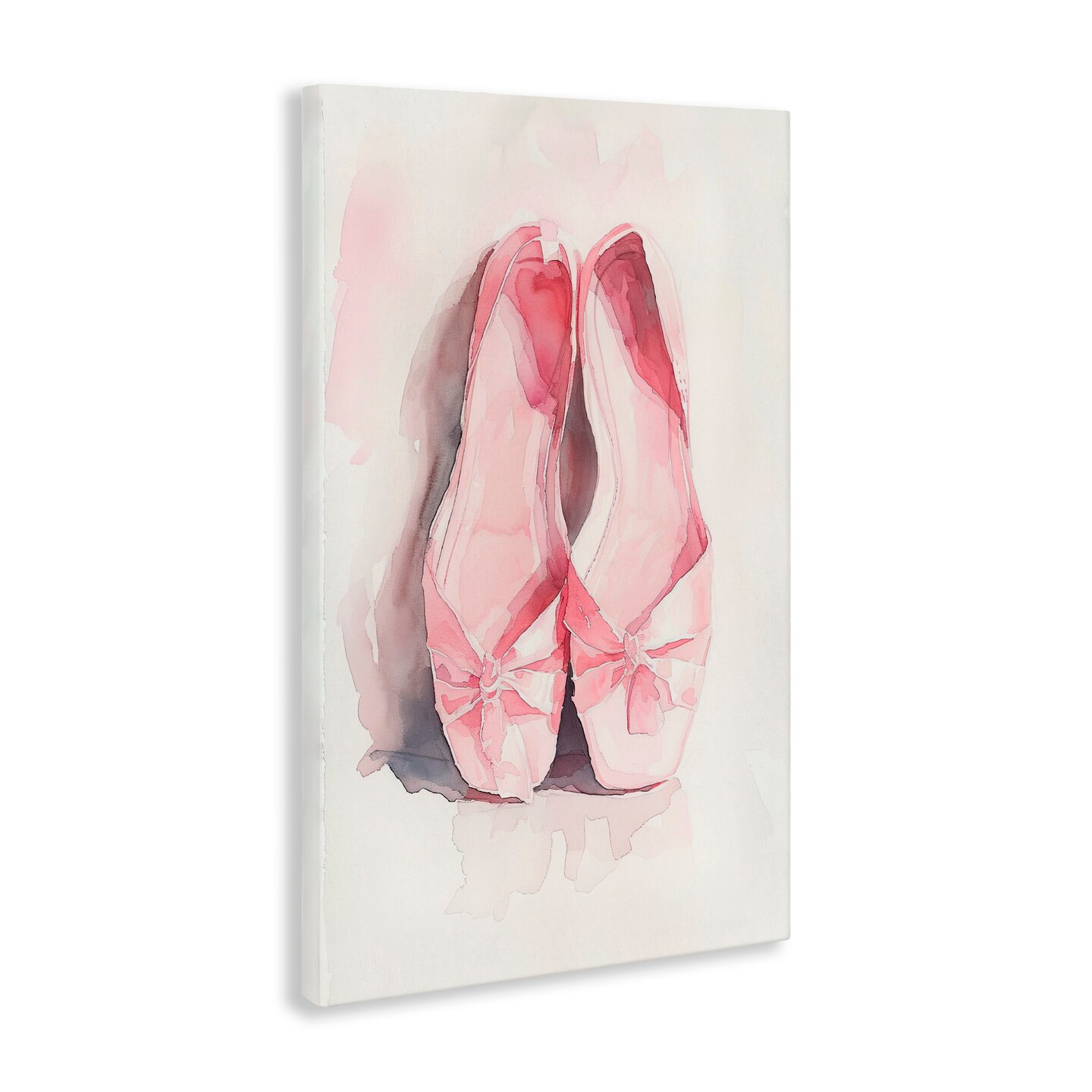 Stupell Industries Soft Blush Ballet Slippers Canvas, design by Ray Powers
