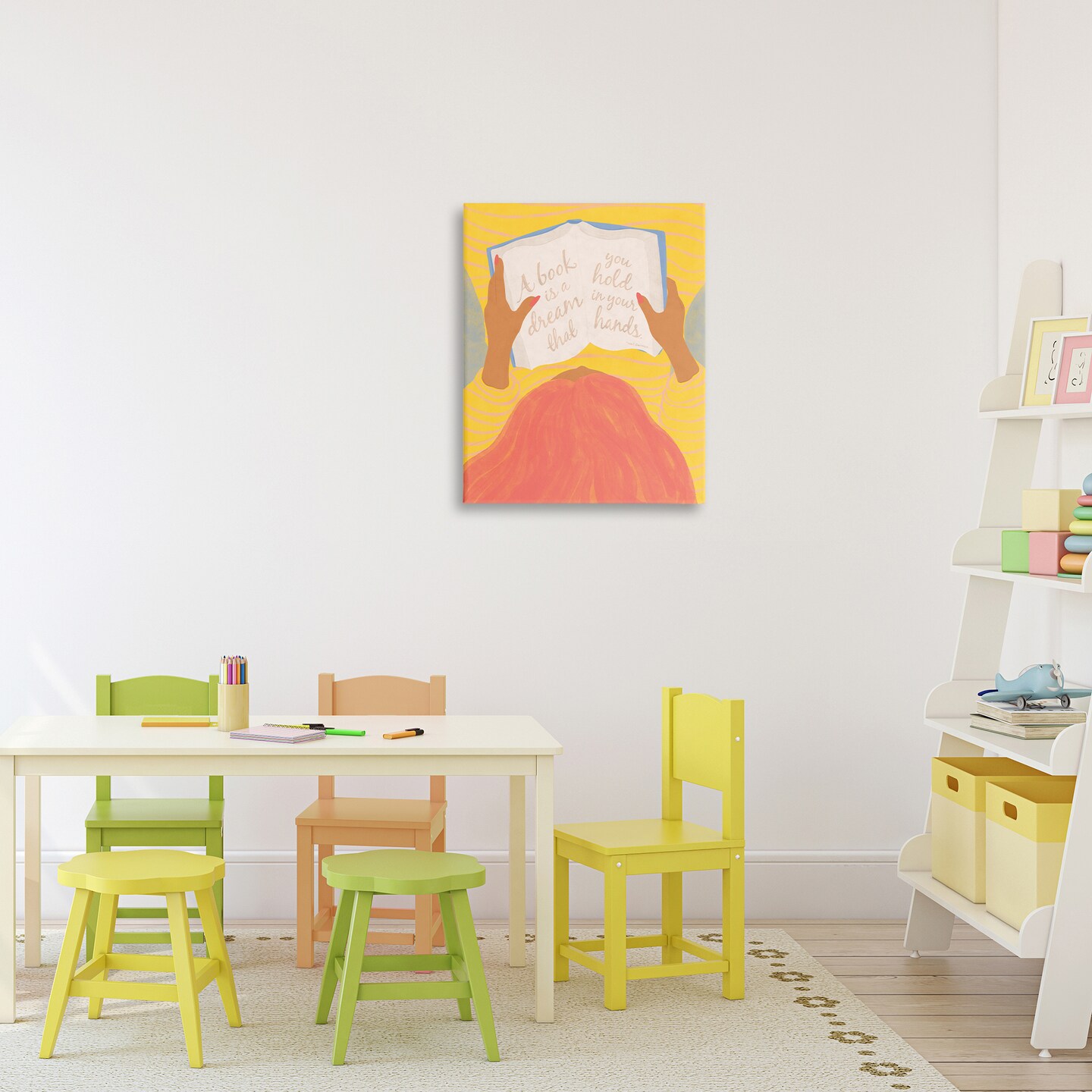 Stupell Industries A Book Is A Dream Canvas, design by Kristina Hultkrantz