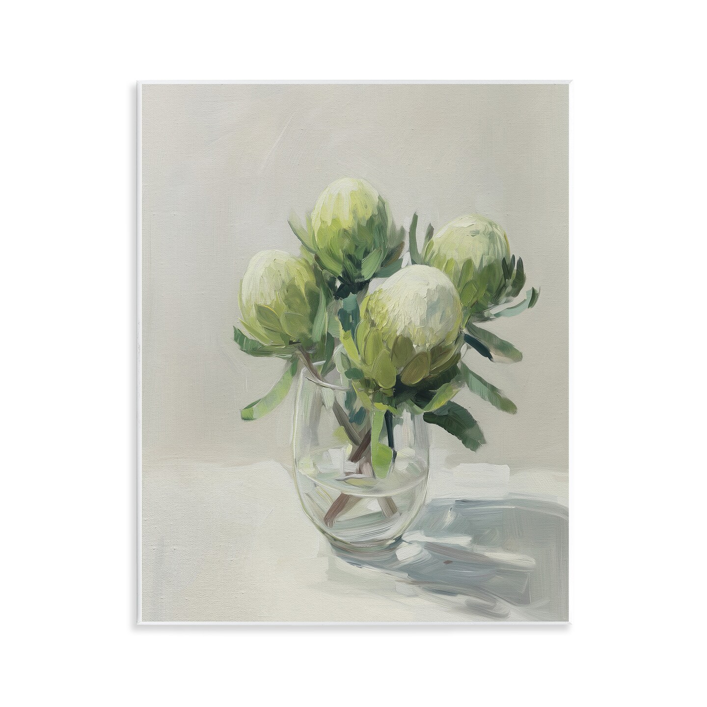 Stupell Industries Glass & Bloom Still Life Wall Plaque, design by ...